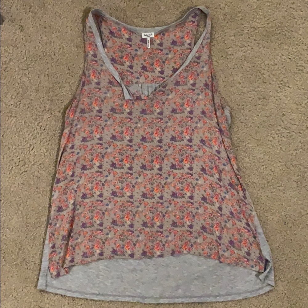 Splendid size L floral pattern tank
